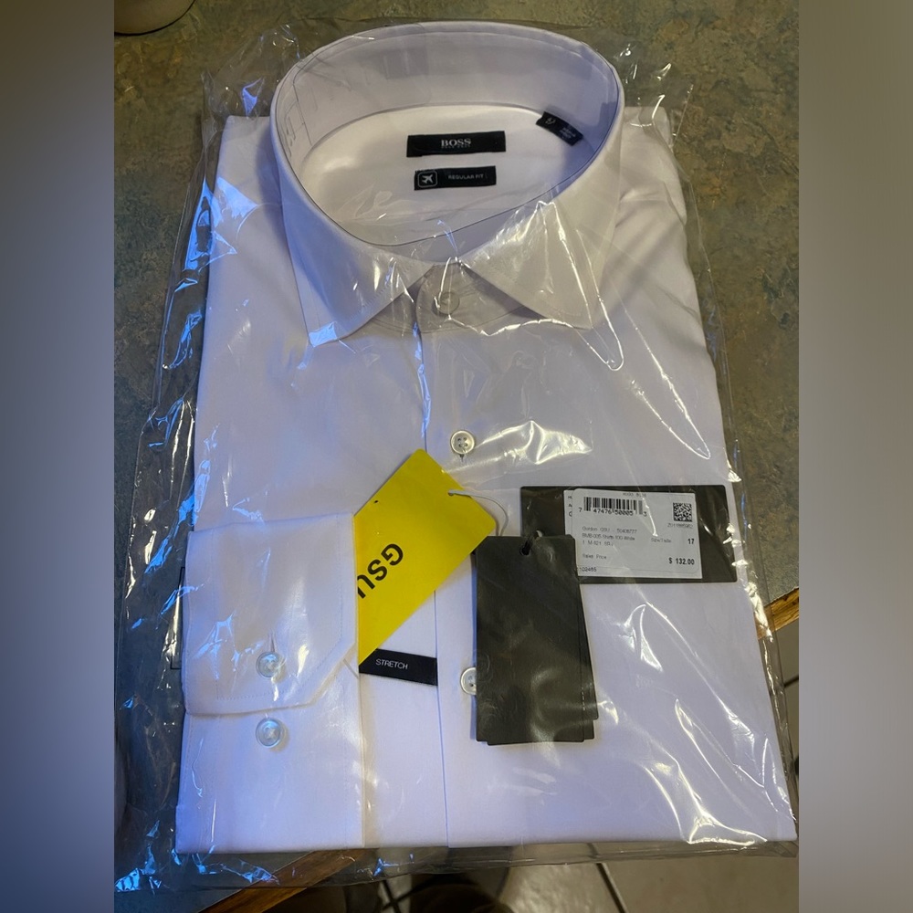 Hugo Boss dress shirt Size 43 with 17 neck
